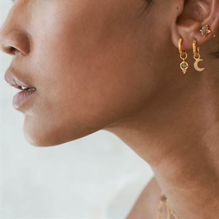 Ananda Soul - Dreamseed Earrings - Labradortie - Gold